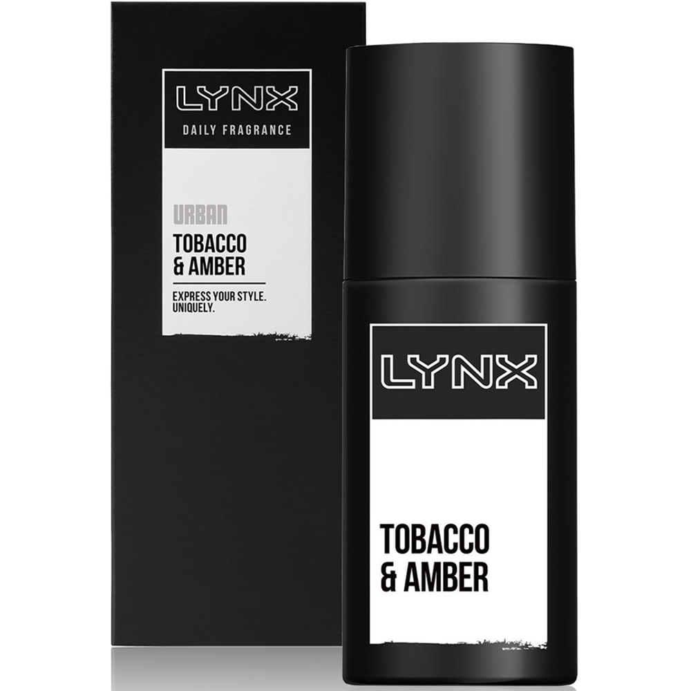 Lynx Daily Fragrance Urban Tobacco and Amber Deodorant Precision Pump Spray 100ml 24 Pack Image 3