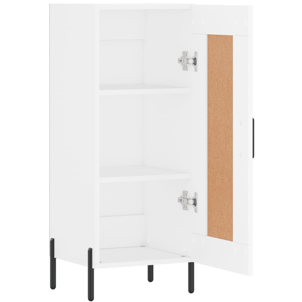 vidaXL Single Door White Sideboard Image 6