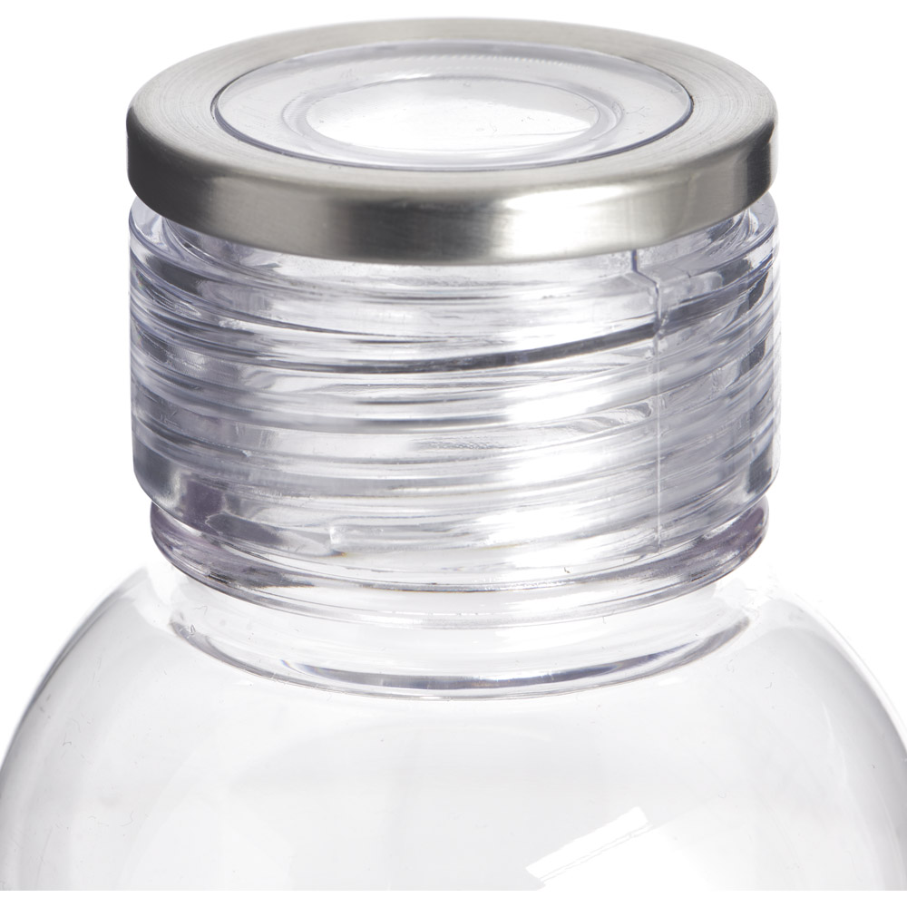 Wilko 800ml Clear Water Bottle Image 5