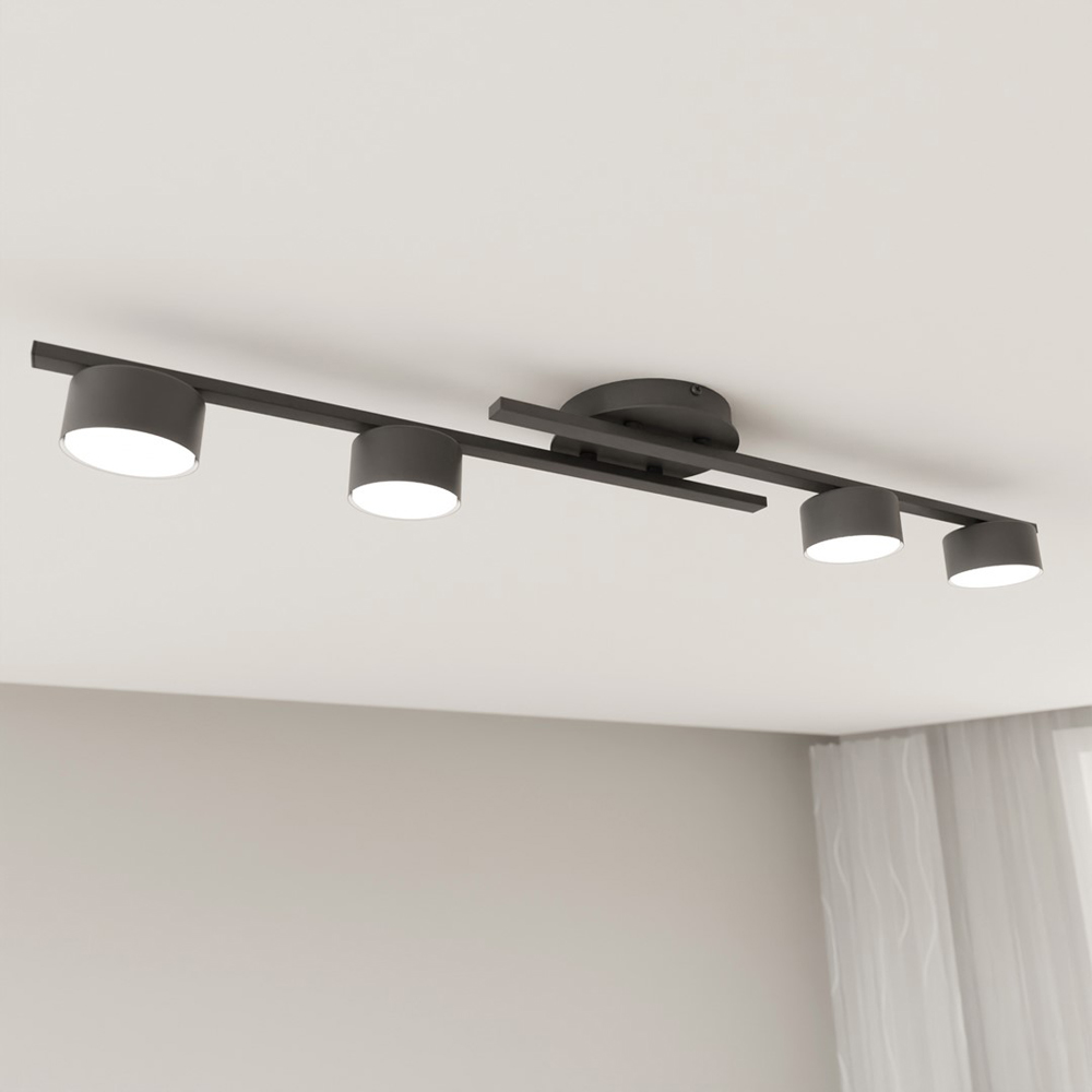 Emibig Fragment 4 Light Black GX53 Ceiling Light Image 2