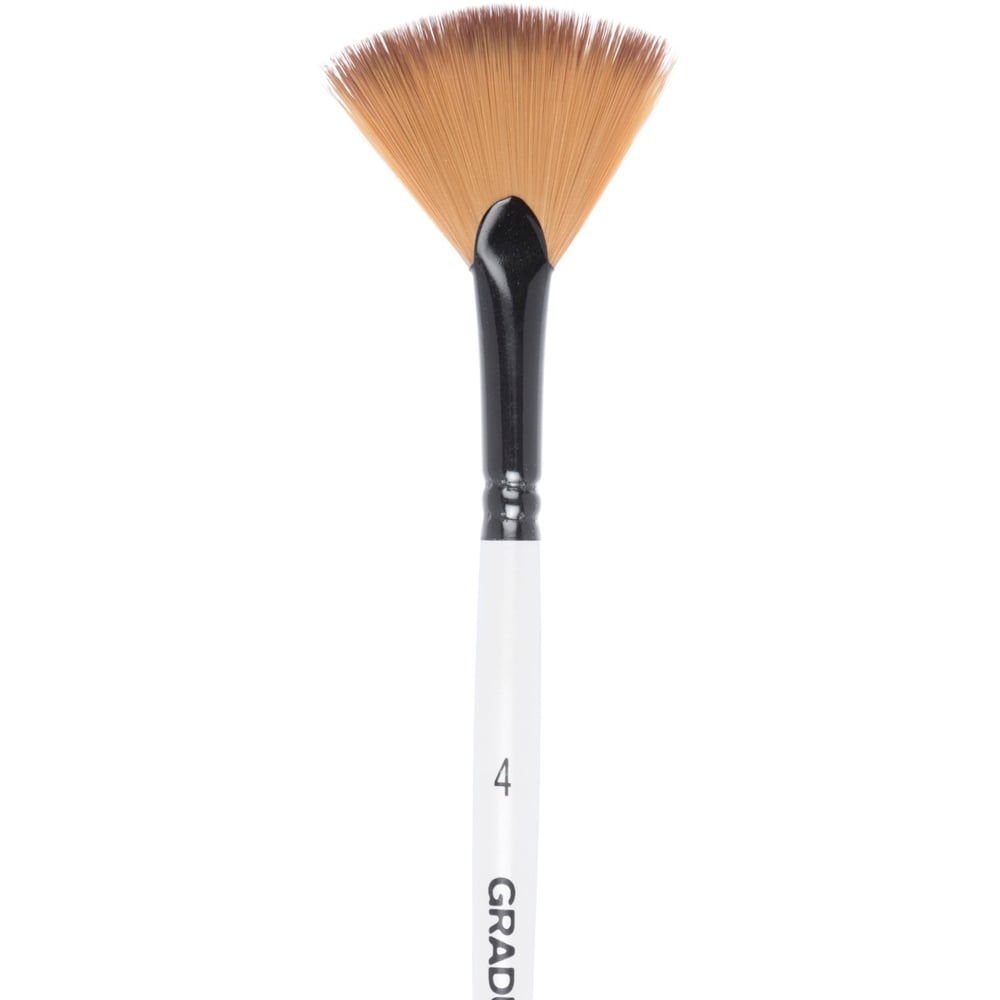 Daler-Rowney Graduate Synthetic Fan Blender Short Handle Brush Image 1