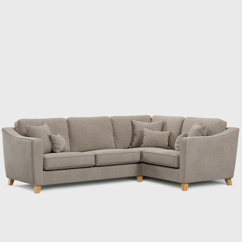 Marlon 3 Seater City Stone Left Hand Corner Sofa Image 2