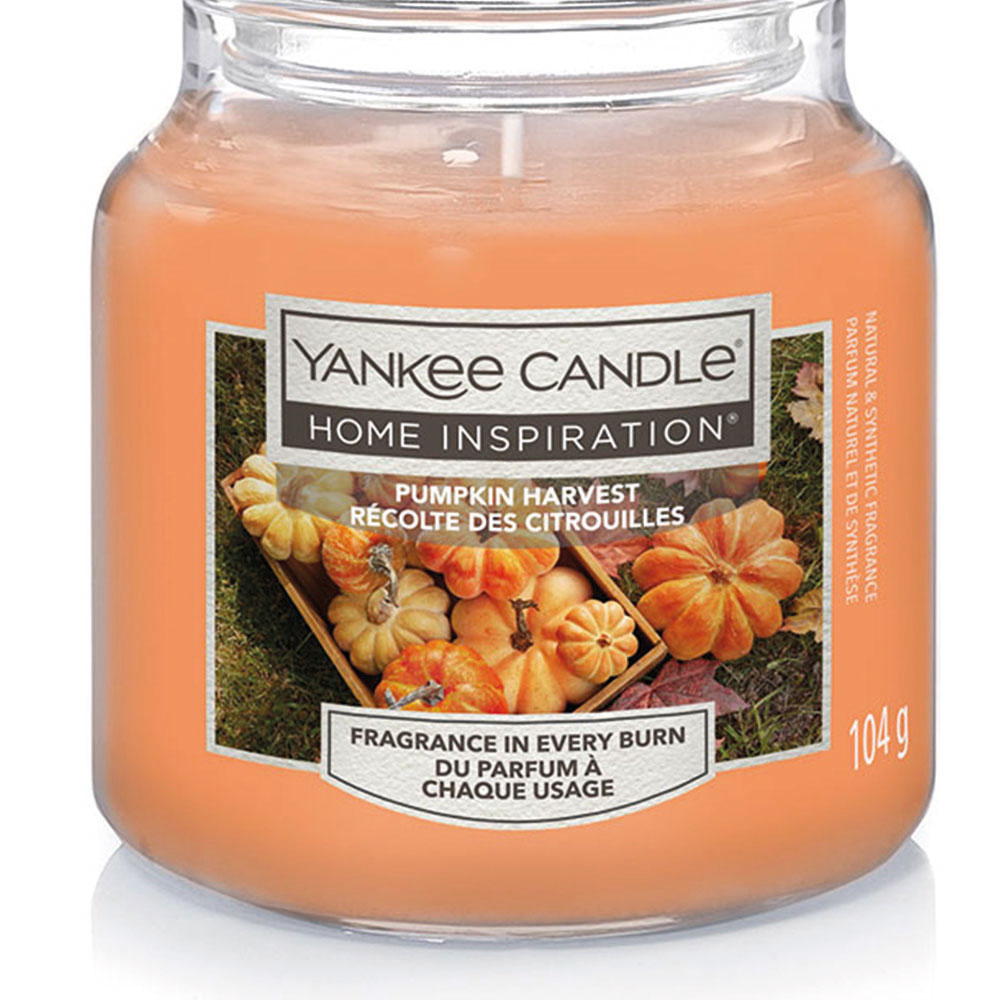 Yankee Small Pumpkin Harvest Scented Candle Jar Image 2