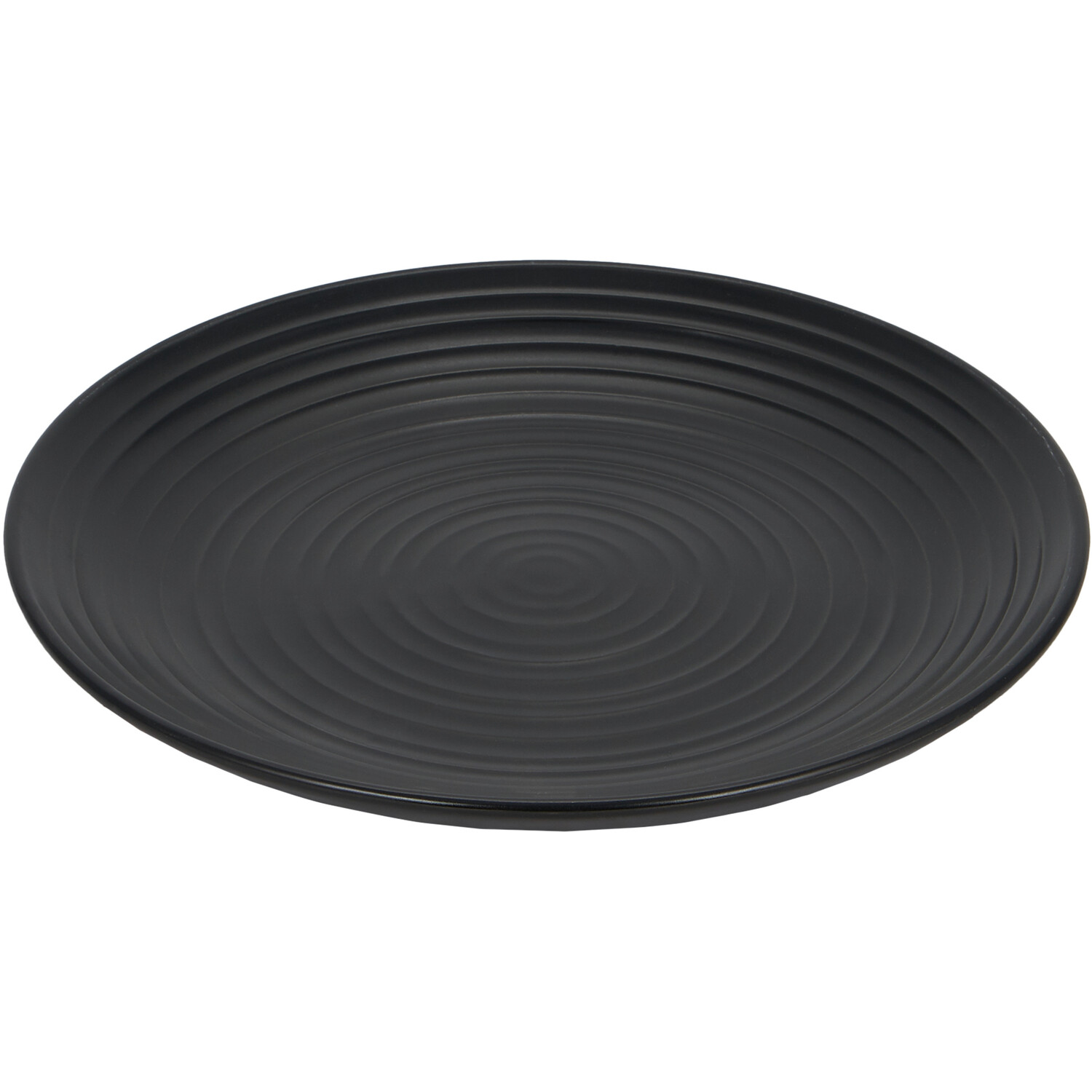 Nera Ribbed Side Plate - Black Image 3