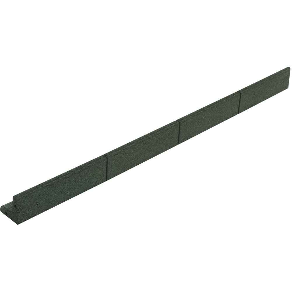 MonsterShop 1.2m 4 Pack Green Flexible Lawn Edging Image 3