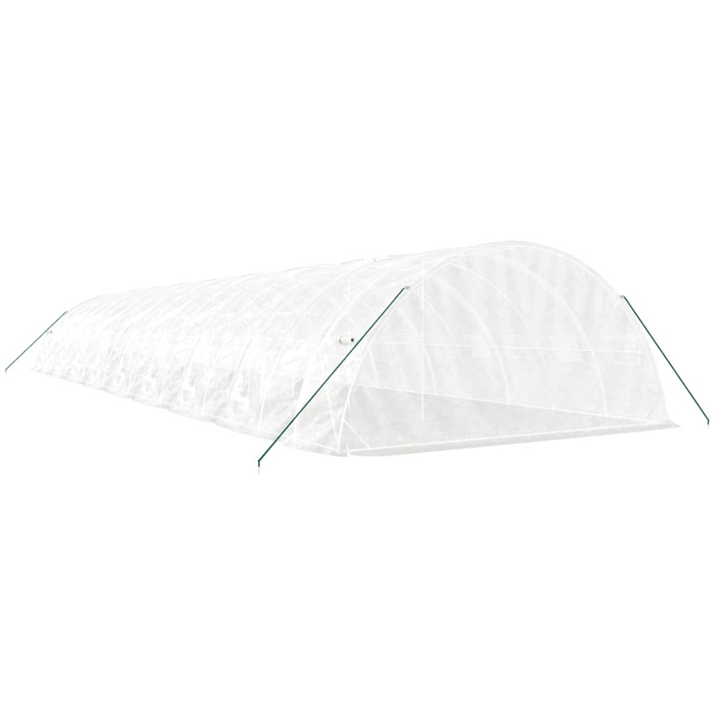 vidaXL White 16.4 x 59ft Greenhouse Image 4