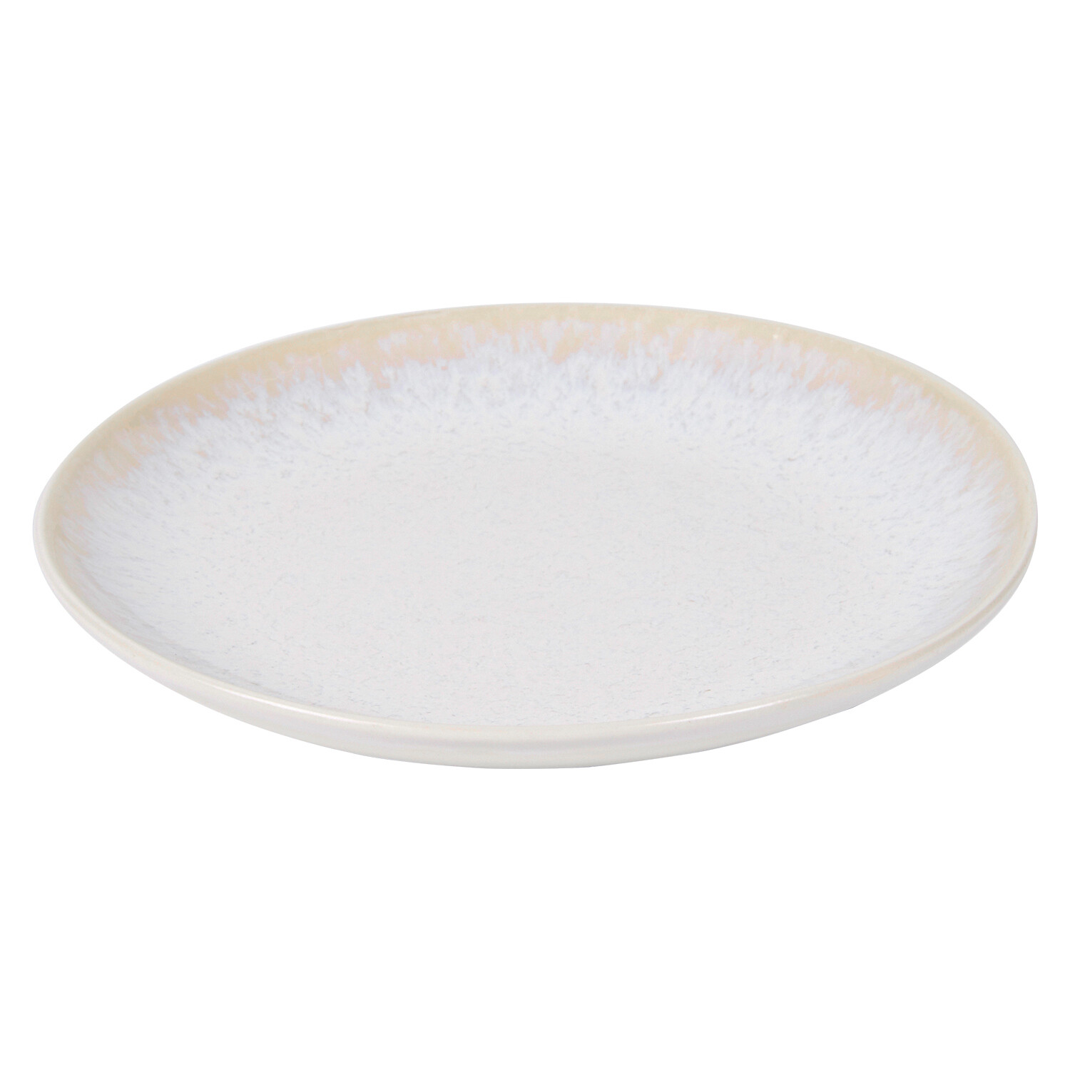 White Textured Plate - White / Side Plate Image 1