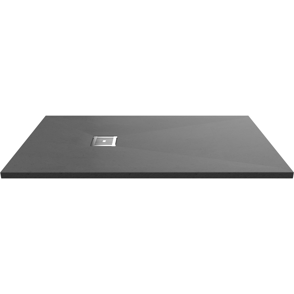 nuie Slate Grey Rectangular Shower Tray 1400 x 800mm Image 1