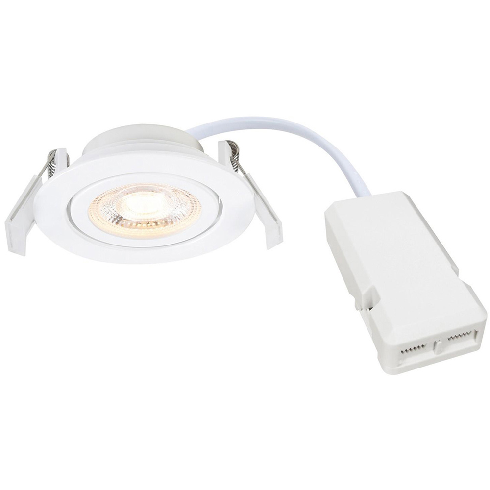 Nordlux Monolo Single Kit 450 Lumens White LED Downlight Image 1