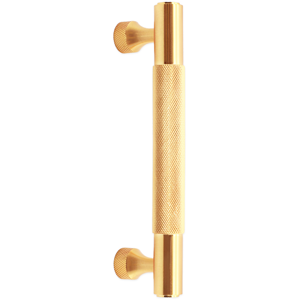 Spira Brass Satin Brass Knurled Bar Handle 260mm Image 1