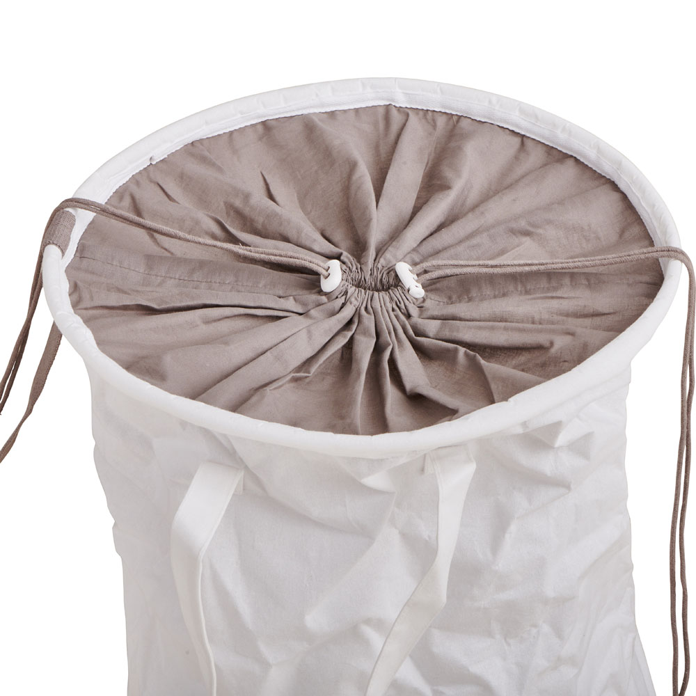 Wilko Draw String Laundry Bag Natural Wilko