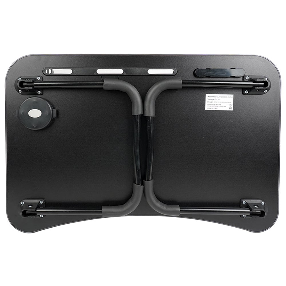 Ingenious Folding Lap Tray with USB Ports Image 3