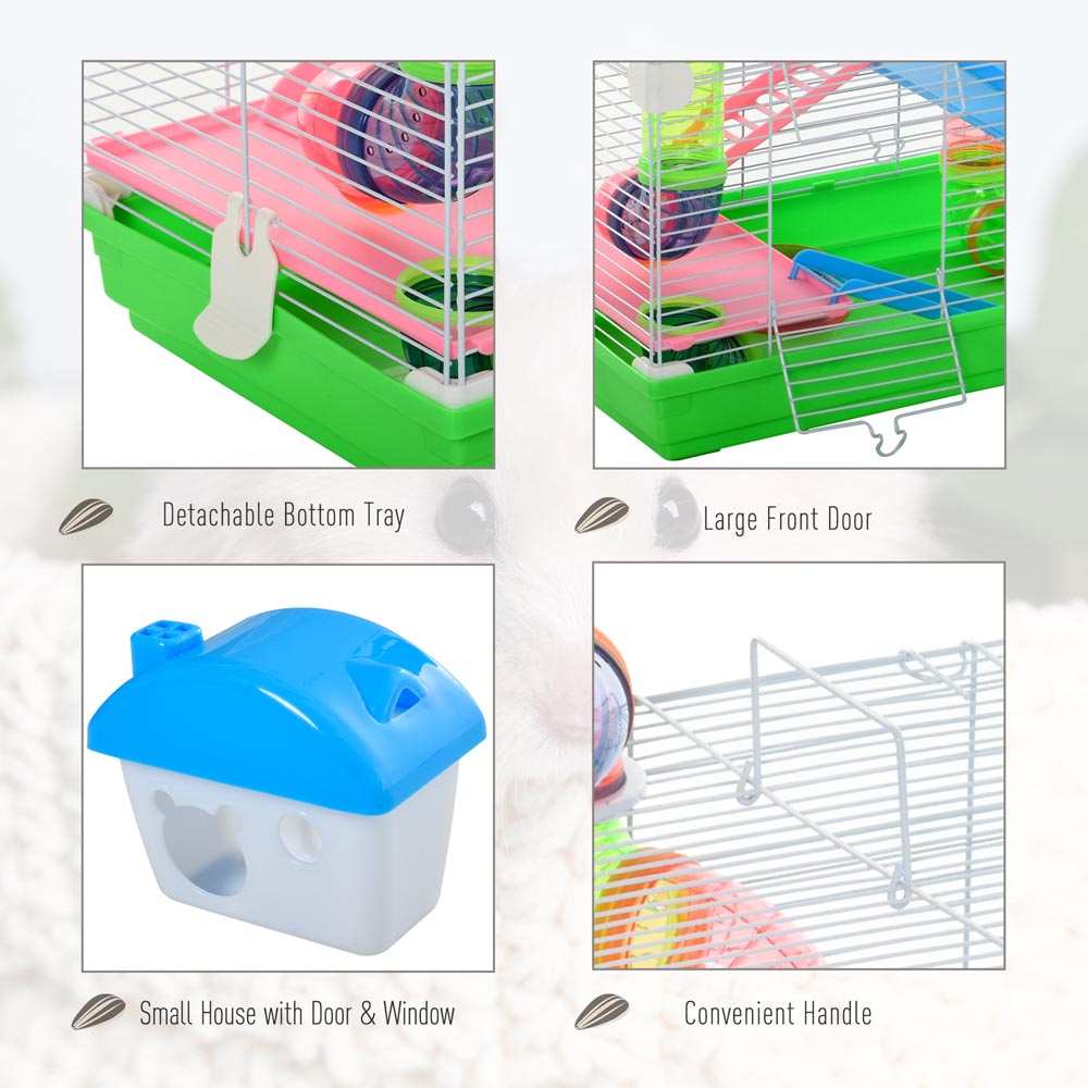 Pawhut 5 Tier Hamster Cage Carrier Image 6