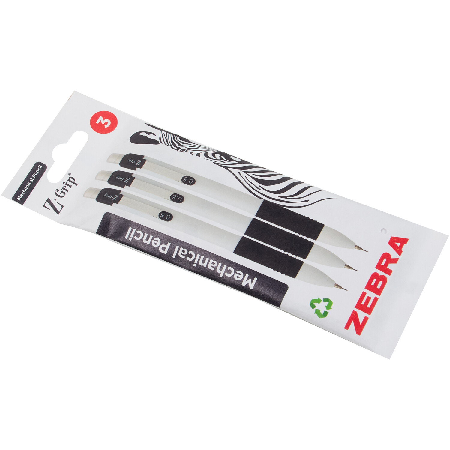 Pack of 3 Zebra Z-Grip Mechanical Pencils Image 3