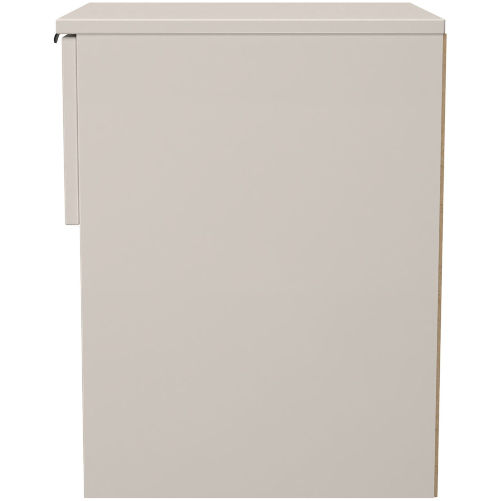 Crowndale Bora Single Drawer Single Shelf Kashmir Matt Bedside Cabinet Image 3