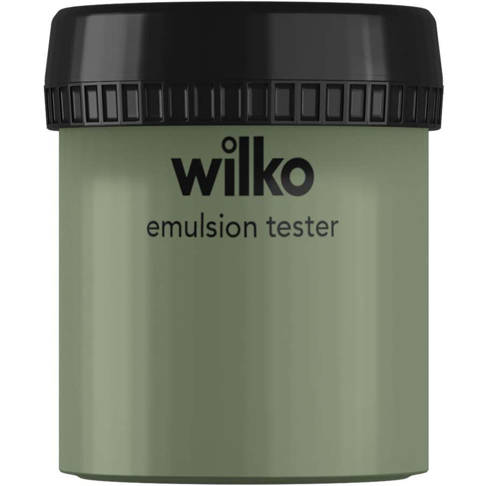 Wilko Deep Sage Emulsion Paint Tester Pot 75ml Image 1