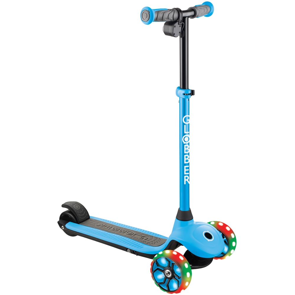 Globber E Motion 4 Plus Sky Blue Kids Electric Scooter Image 1