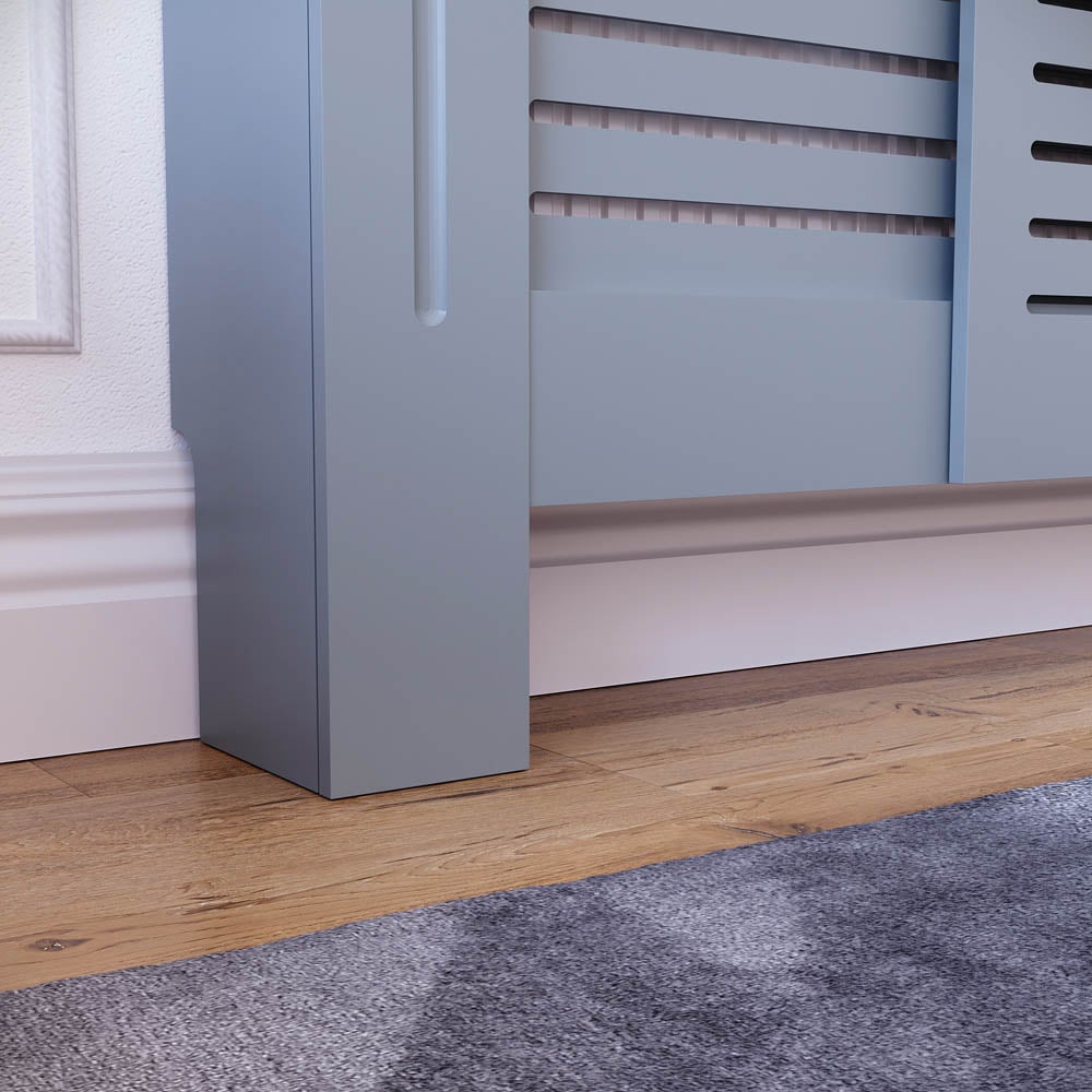 Vida Designs Milton Grey Adjustable Radiator Cover Image 3