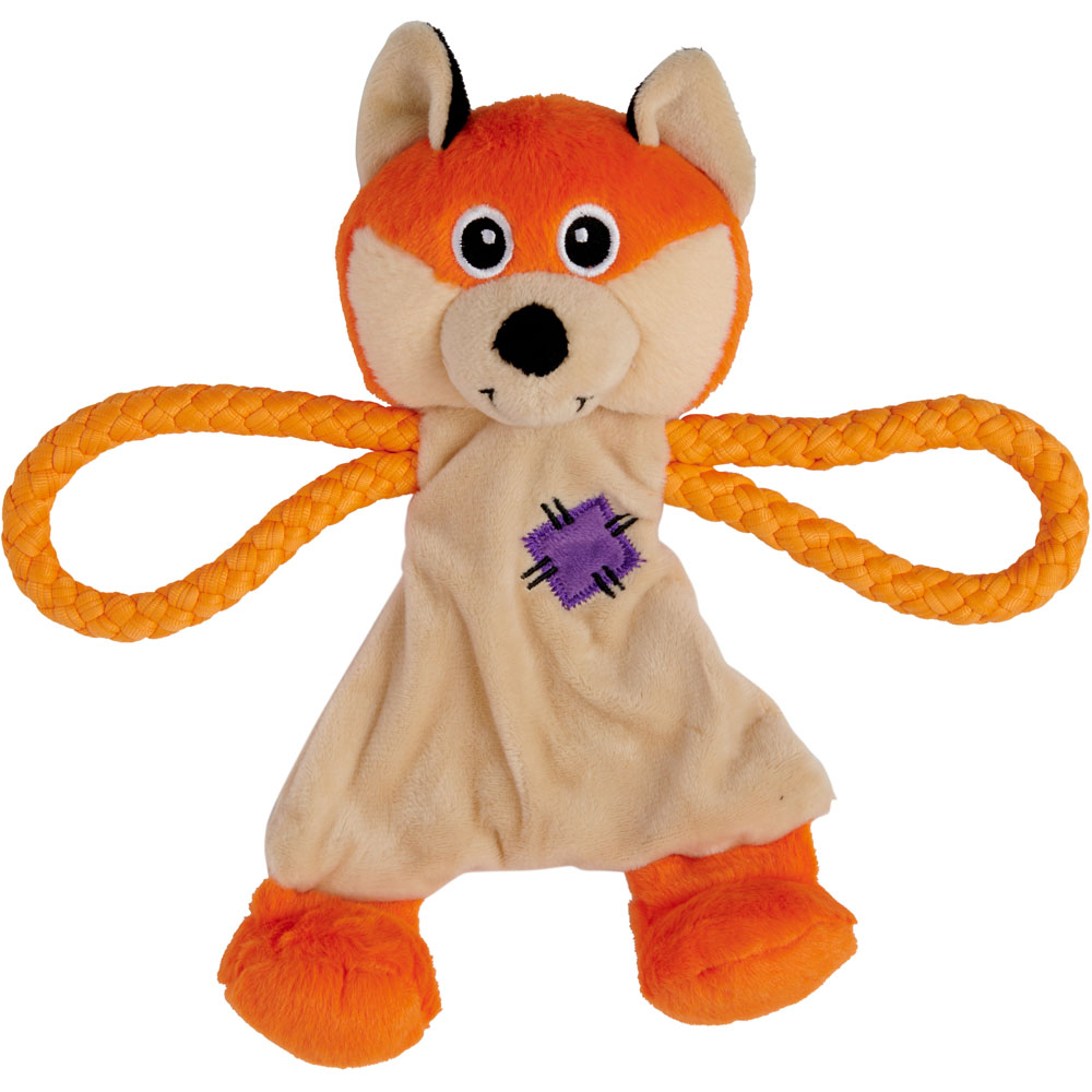 Single Wilko Rope Plush Animals Dog Toy in Assorted styles Image 2