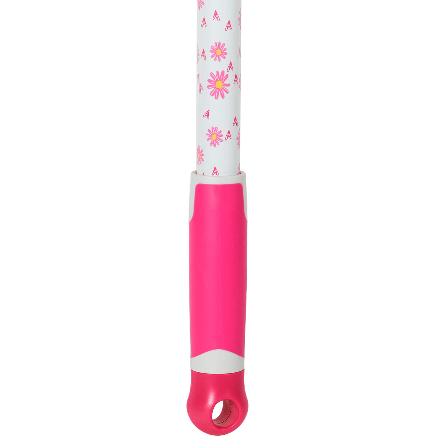 Daisy Pink Cotton String Mop with Long Handle Image 3