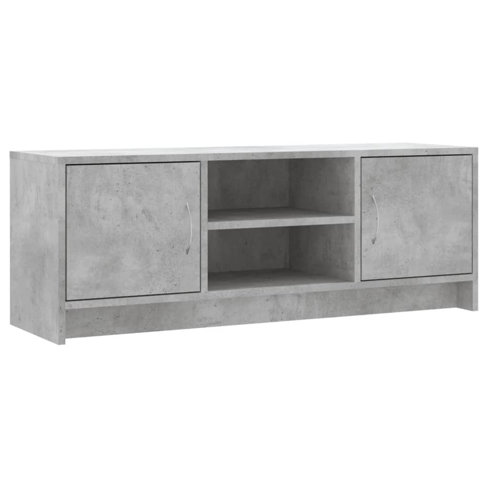 vidaXL 2 Door 2 Shelf Concrete Grey TV Cabinet Image 2