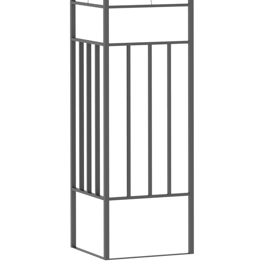 Outsunny 3 x 3m Sunshade Grey Canopy Gazebo Tent Image 4