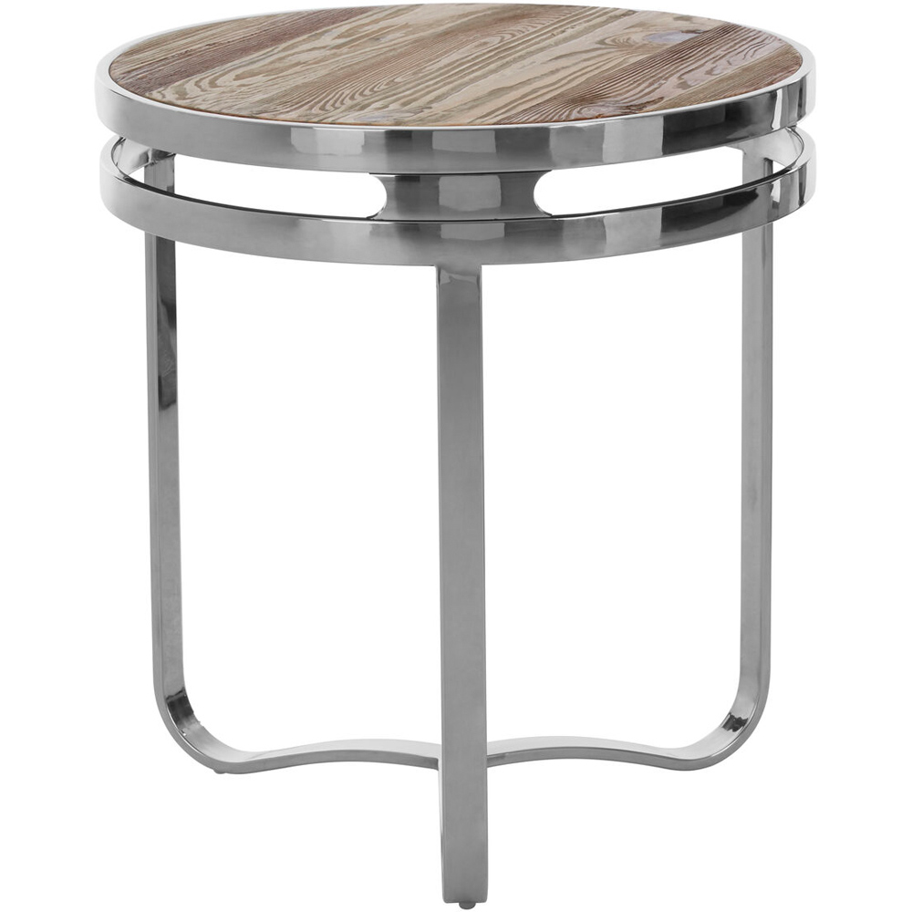 Premier Housewares Richmond Natural Round Side Table Image 2