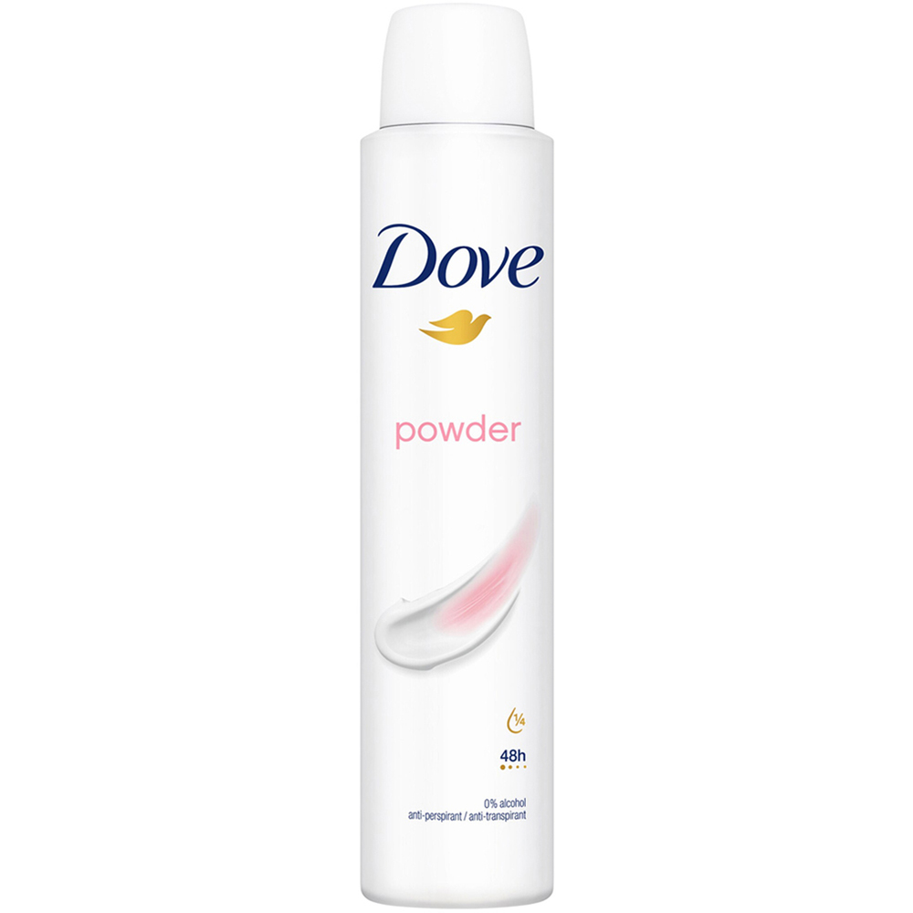 Dove Powder Anti-Perspirant Deodorant Spray 200ml Image