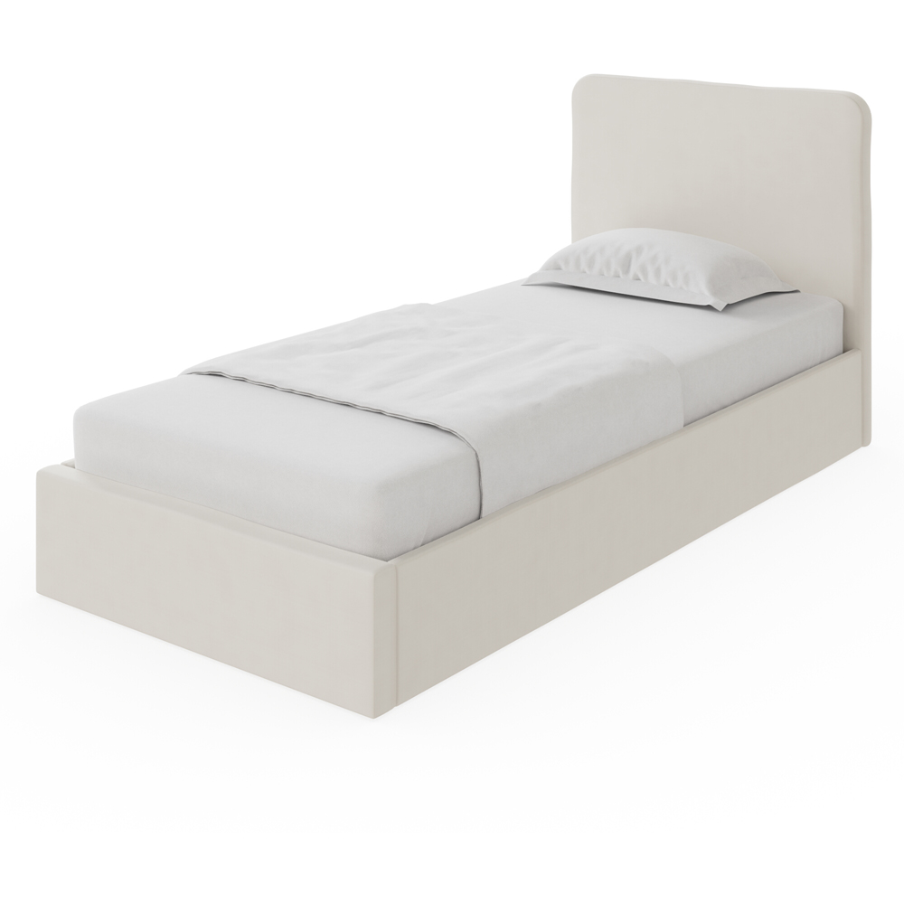 GFW Chiswick Single Natural Ottoman Bed with SC Pocket Sprung Mattress Image 2