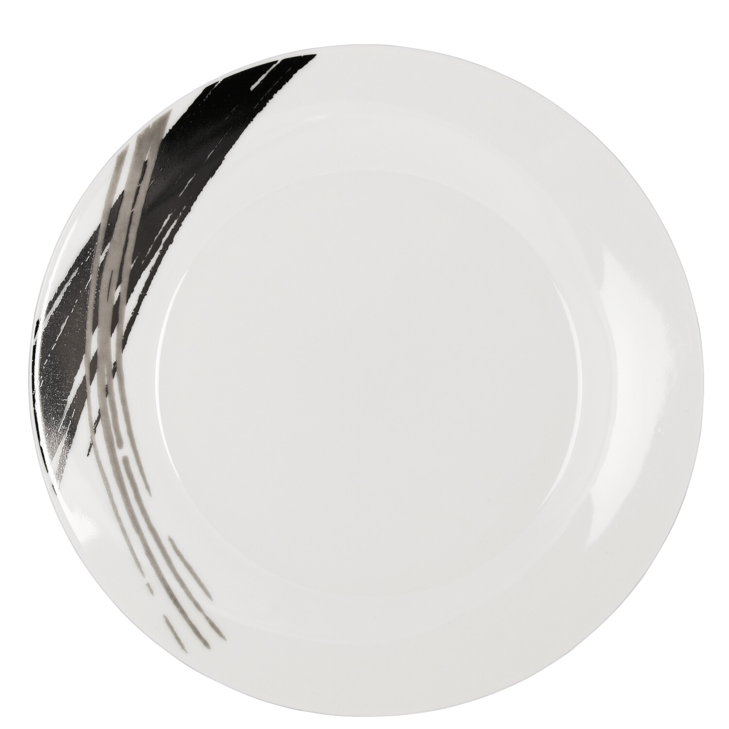 Stria Side Plate - White Image