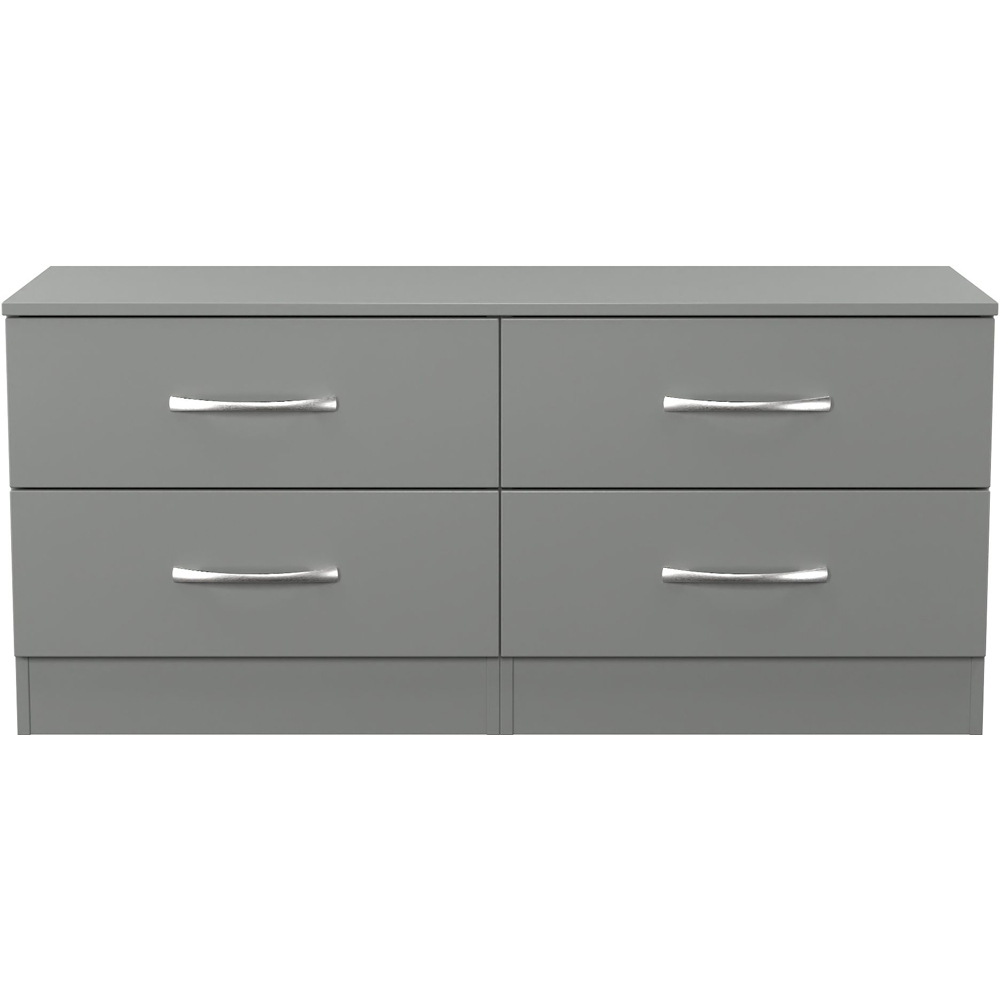 Crowndale Avon 4 Drawer Matt Black Bed Box Ready Assembled Image 2
