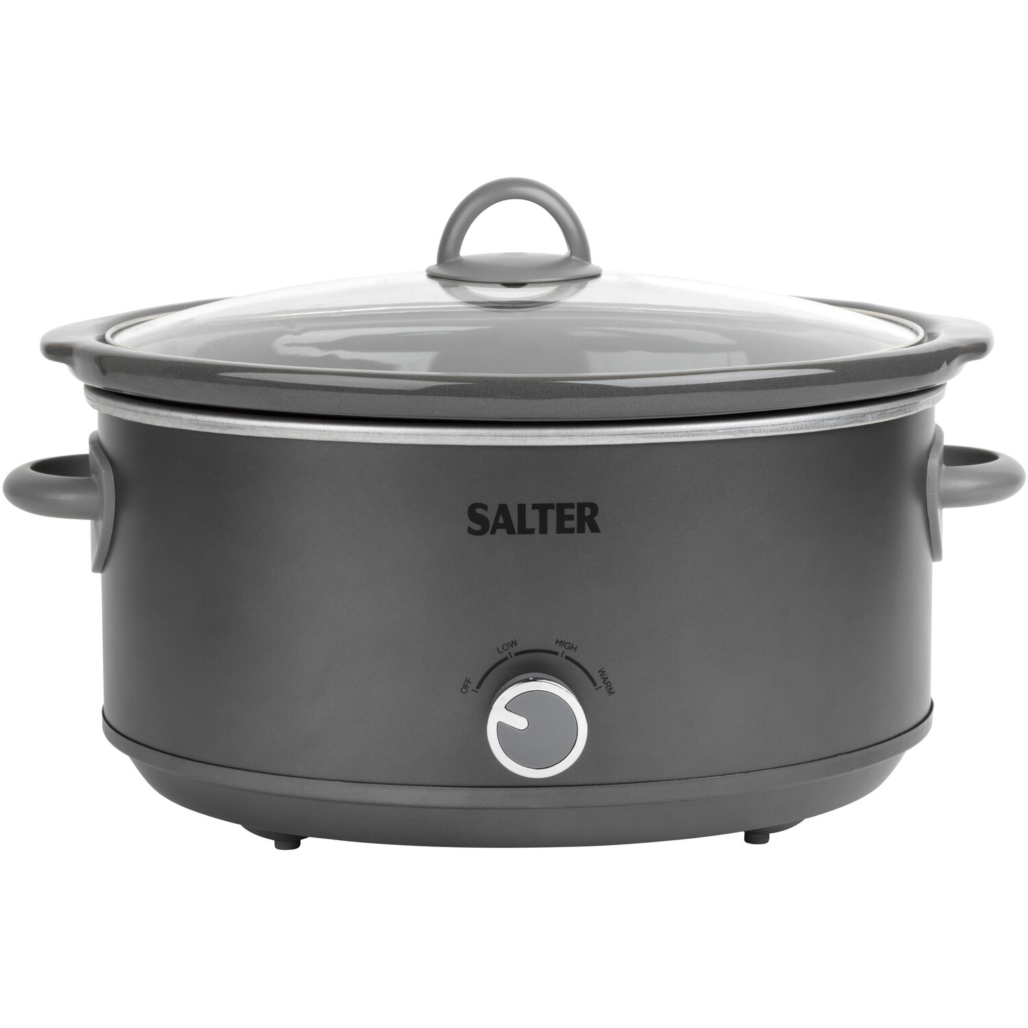 Salter Cosmos Grey Oval Slow Cooker Image