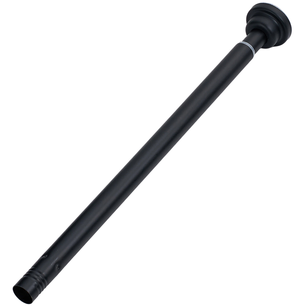 Living and Home 45-170cm Black Stainless Steel Telescopic Curtain Rod Image 4