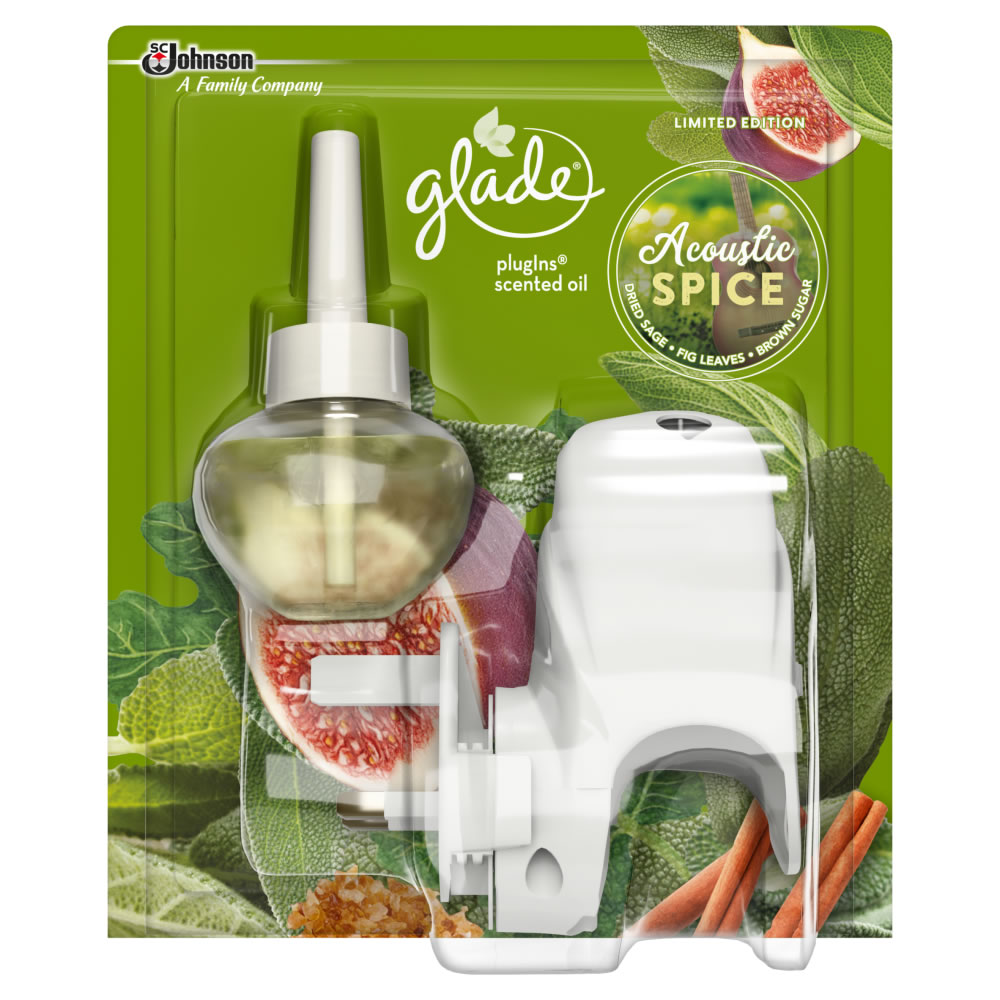 Glade Acoustic Spice Electric Plugin Unit 20ml Image 1