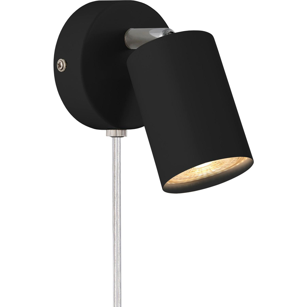 Nordlux Explore Black Adjustable Wall Light Image