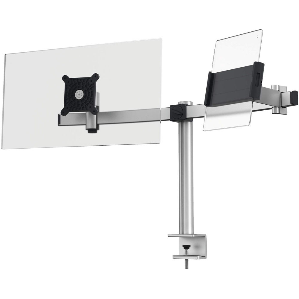 Durable Monitor Mount Pro with Arm for 1 Screen and 1 Tablet Image 2