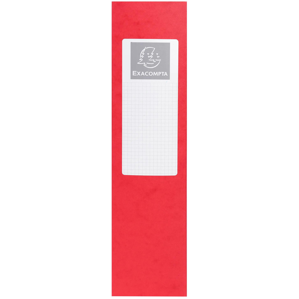 Exacompta A4 Red Premium Pressboard Elasticated Filing Box 6 Pack Image 4