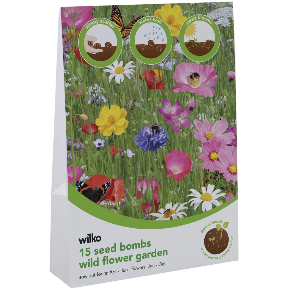 Wilko Wild Flower Garden Seed Bombs Image 2