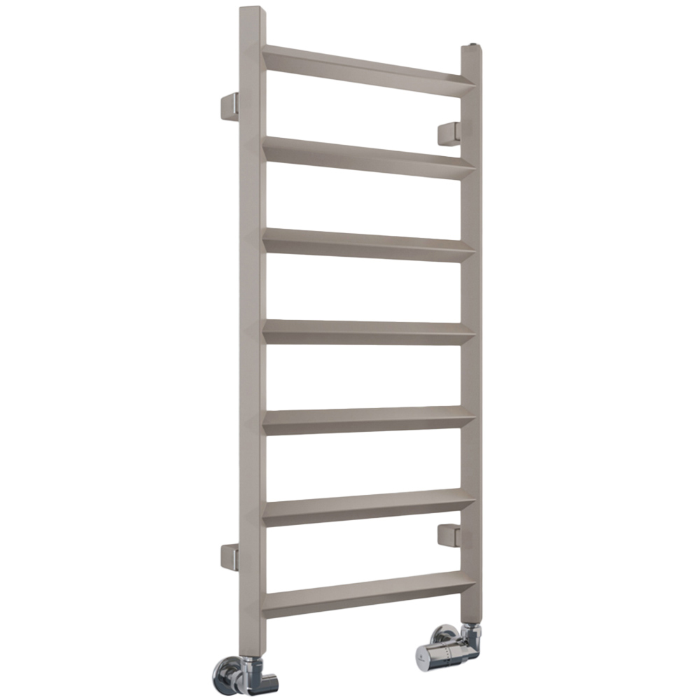Terma Crystal 805 BTU Sparkling Gravel Electric Heated Towel Rail 840 x 400mm Image 1