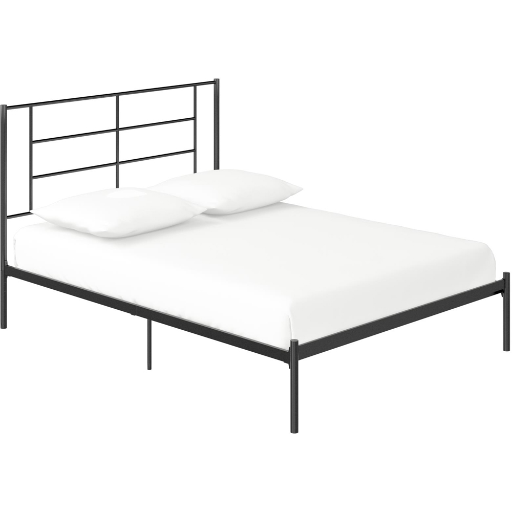 Dorel Jensen Double Black Metal Bed Frame Image 3
