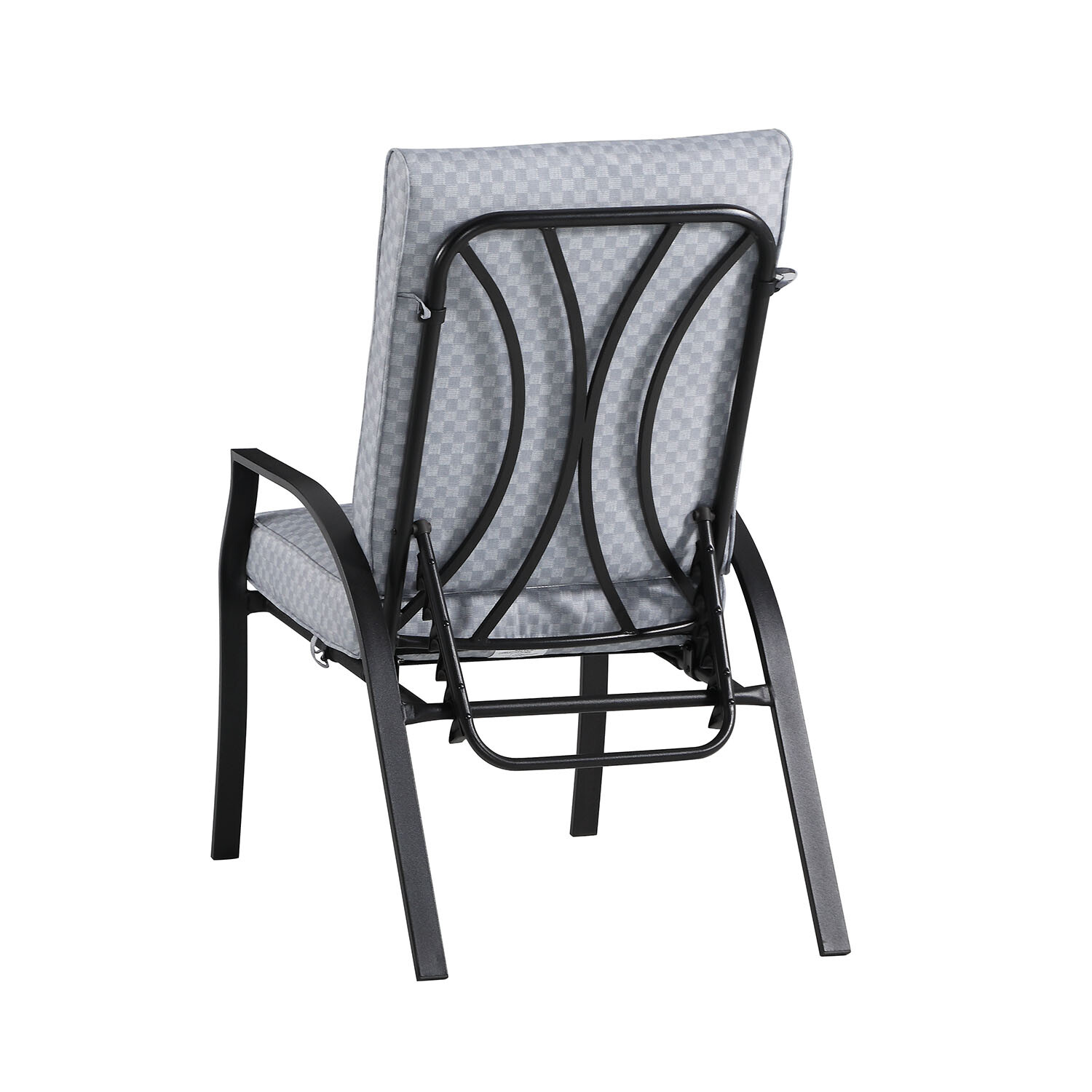 Malay Riviera 6 Seater Grey and Black Dining Set Image 8