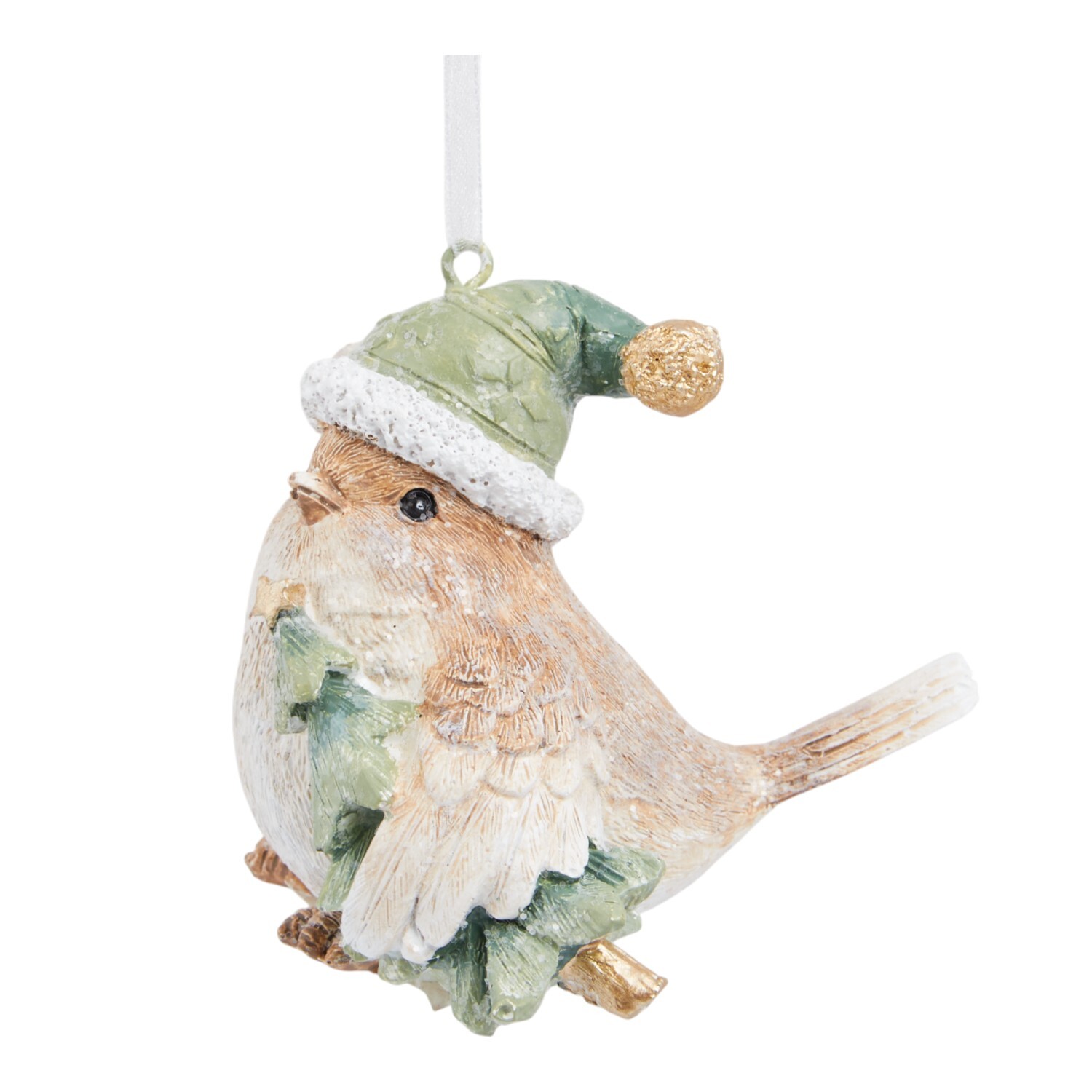 Christmas Robin Hanging Decoration Image 4