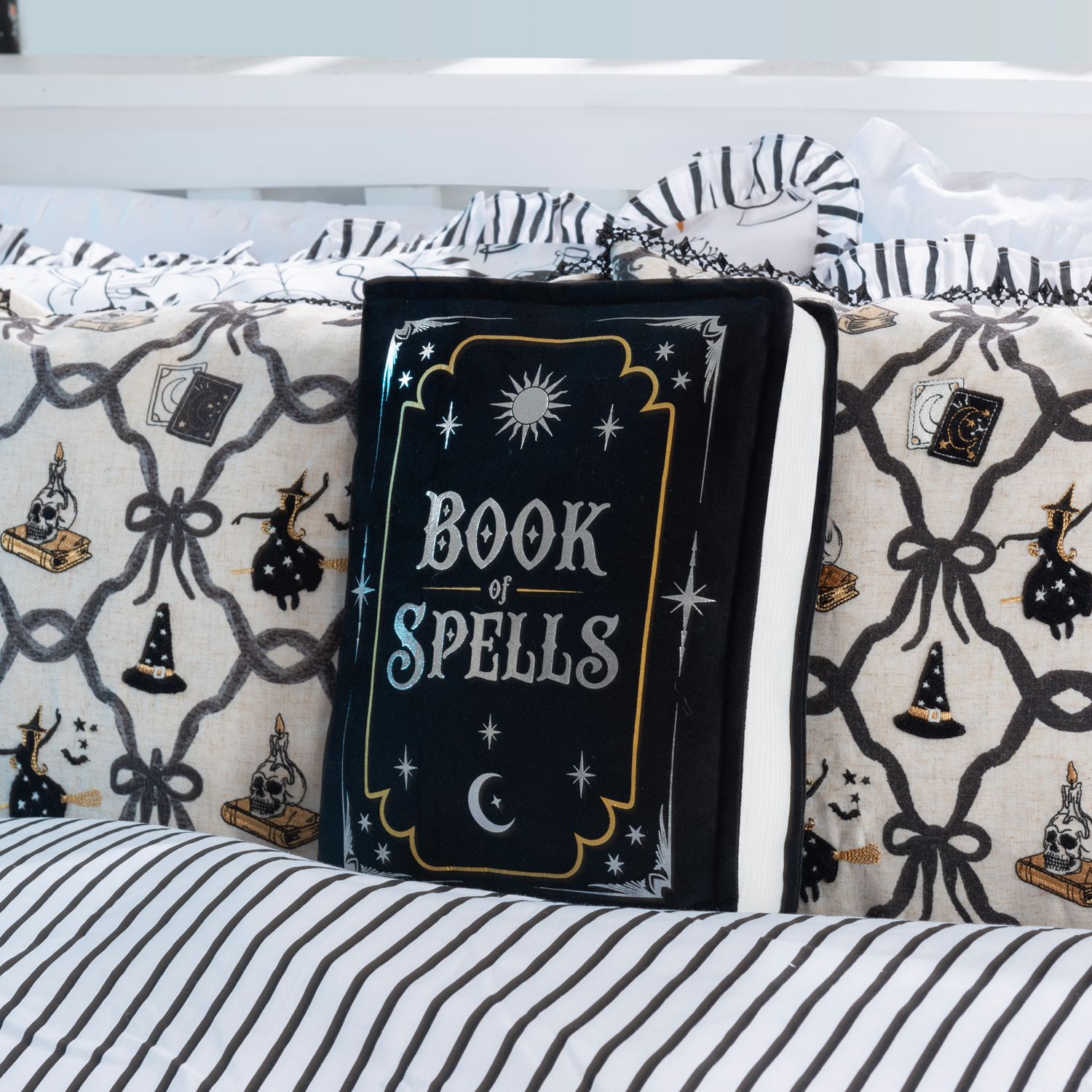 Spellbound Cushion Monochrome Image 3