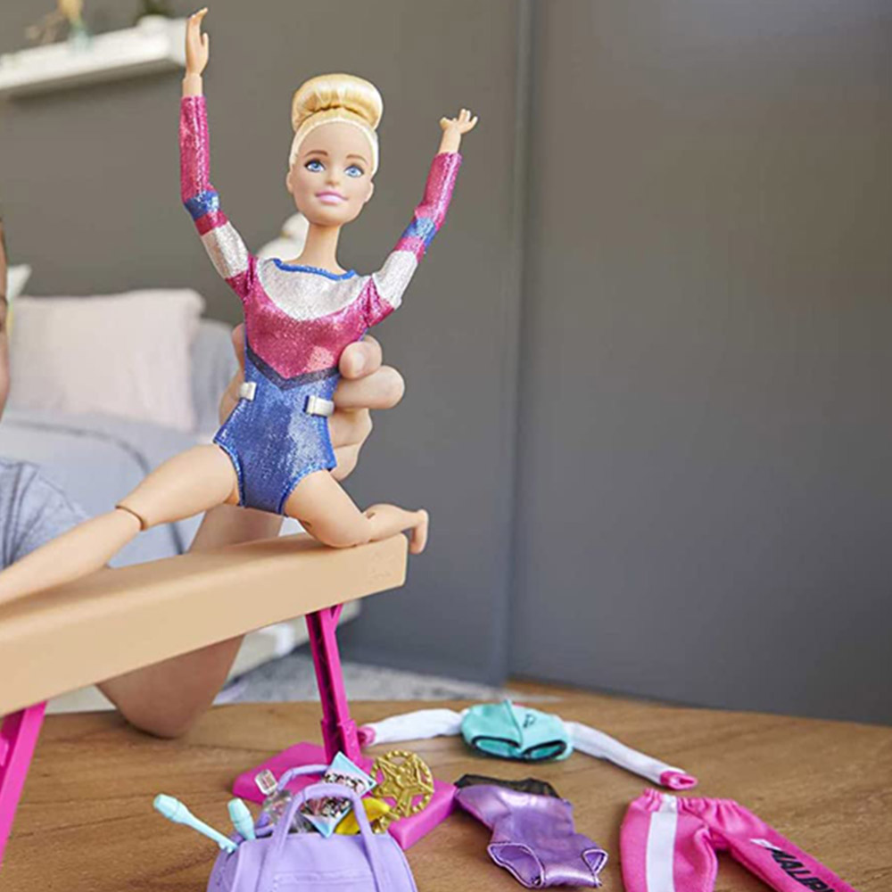 Barbie Sport Gymnastics Doll and Playset Image 6