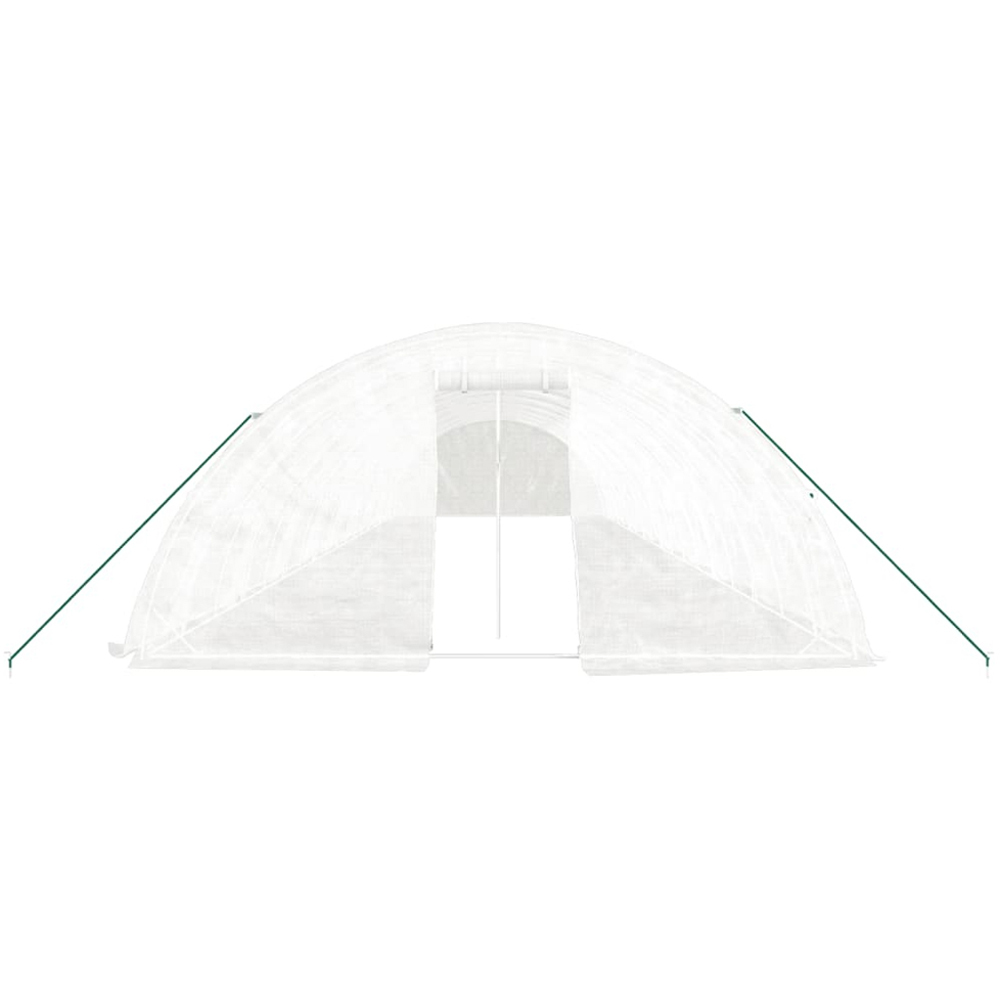 vidaXL White 16.4 x 59ft Greenhouse Image 3