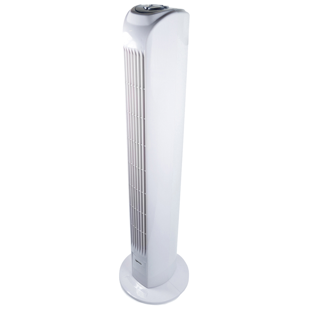 Igenix White Tower Fan with Timer 29 inch Image 4