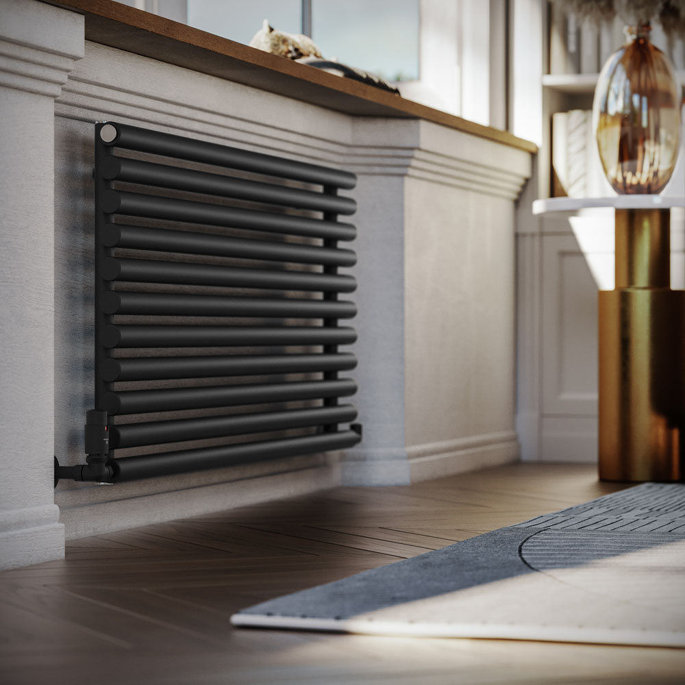 Terma Rolo Room 3028 BTU Heban Black Radiator 1200 x 590mm Image 9