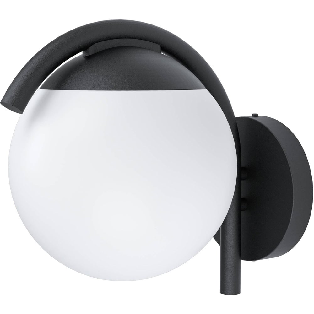 EGLO Prata Vecchia Black Exterior Wall Light Image 1