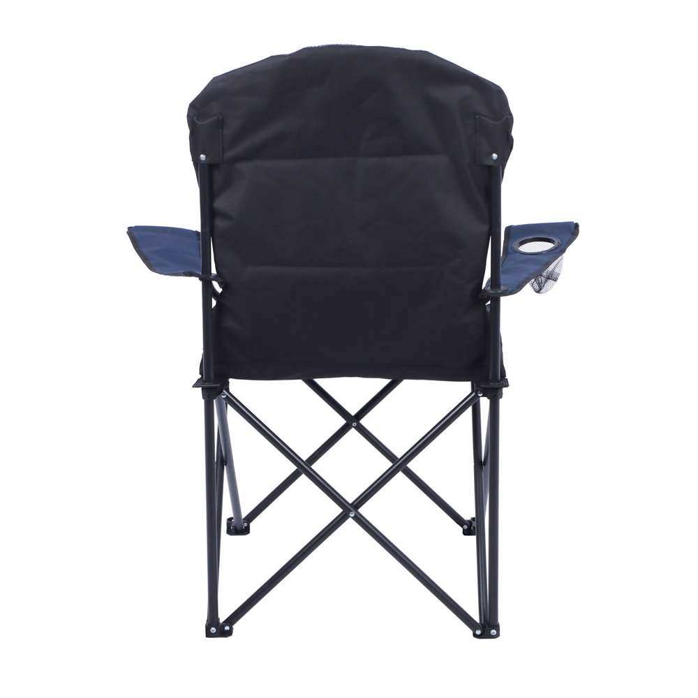 Padded Foldable Camping Chair Blue Image 5
