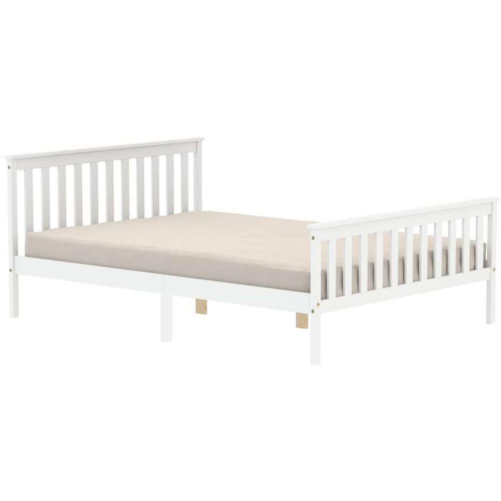 Oxford Small Double White Bed Image 2